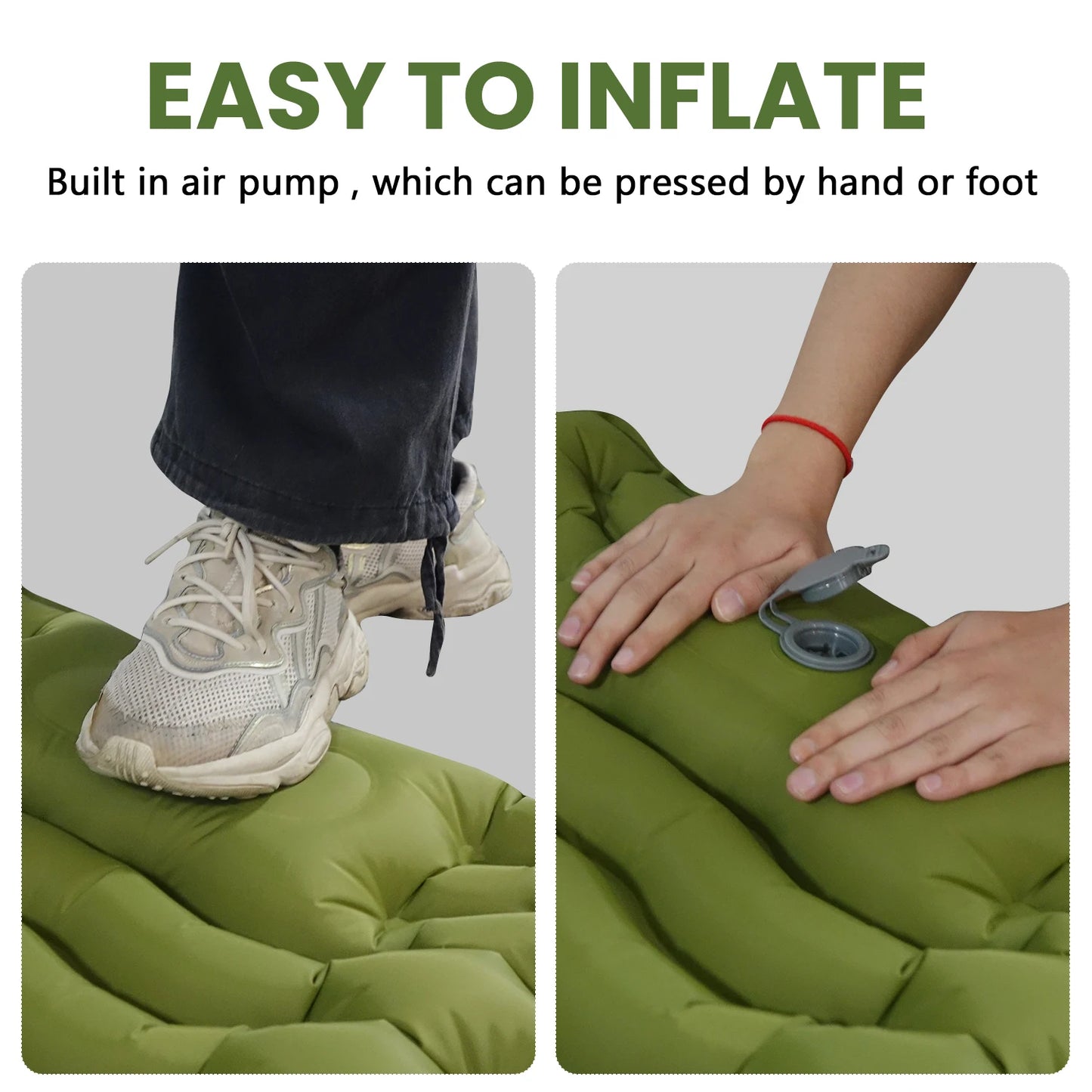 Self-inflating sleeping pad